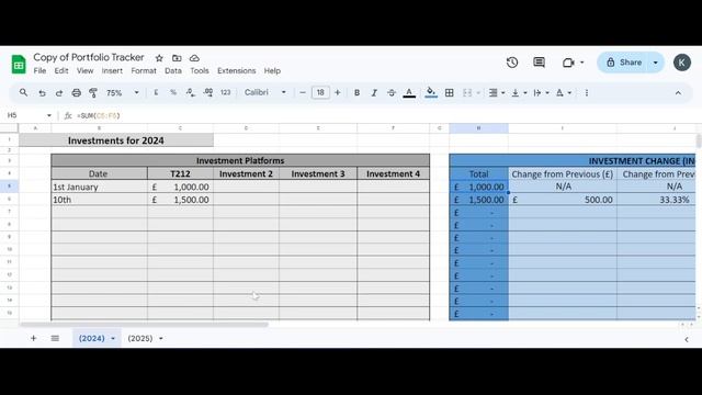 How I track my £60,000 portfolio using Excel | Free link in Description смотреть онлайн