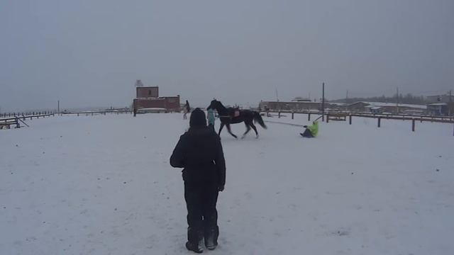 Заездка Иволгу в ледянку смотреть онлайн