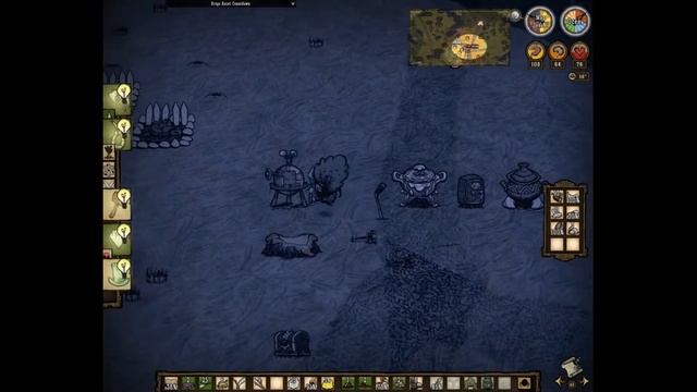 Coop выживание в "Don't Starve Together"2 серия(постройка базы и огорода) смотреть онлайн
