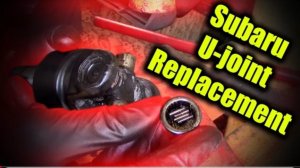 Замена крестовины кардана Subaru