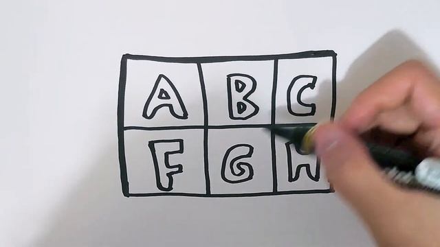 How to draw basic alphabet for kids step by step | 子供向けの基本的なアルファベットを段階的に描く方法 | 아이들을위한 기본 알파벳을 그리는 방 смотреть онлайн