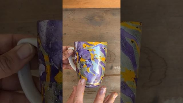 Marbled Nail Polish Planter смотреть онлайн