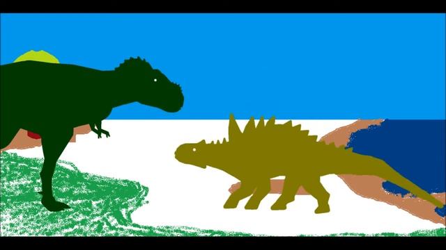 Tyrannosaurus Vs Edmontonia