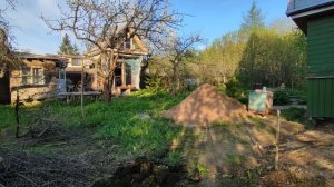 Ремонт старой дачи.  Уборка хлама на участке. Серия 20