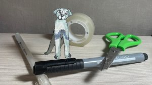 Туториал на бумажную собачку🐕🐶