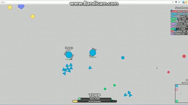НАКОНЕЦТО Я ПОИГРАЛ В IO ИГРУ-||-DIEP.IO смотреть онлайн