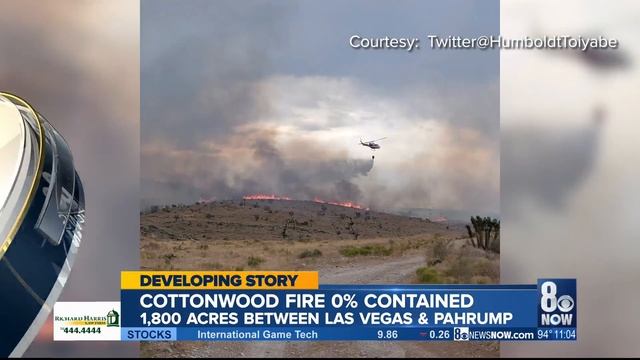 UPDATE: Cottonwood Fire grows to 1,800 acres; 0% contained смотреть онлайн