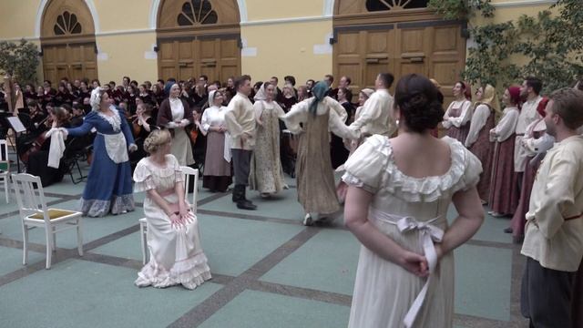 "Русская пляска" Фрагмент оперы "Евгений Онегин" в исполнении студентов  Московской консерватории