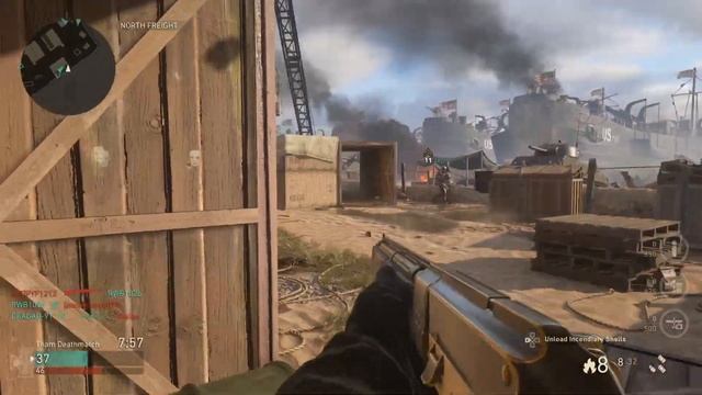 Call Of Duty WWII - Team Deathmatch - Shipment 1944 смотреть онлайн