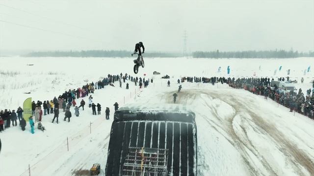 Брутальный День оленевода в Тарко-Сале. Мотофристайл на празднике тундровиков смотреть онлайн