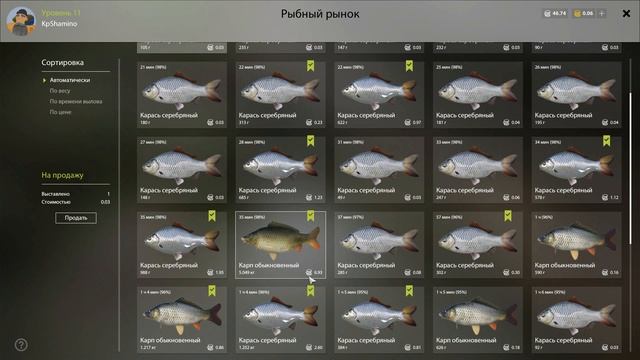 Russian Fishing 4, How To Get The Big Carp, Area 2, 5 kg-11 lb Guide смотреть онлайн
