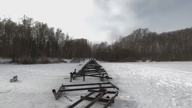 Механизированная Бригада снова в сборе.Покатушка по озеру Сенеж.Увидели что аварийный мост разобрали смотреть онлайн