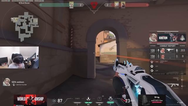 TenZ on Zekken's INSANE 1v3 Clutch смотреть онлайн