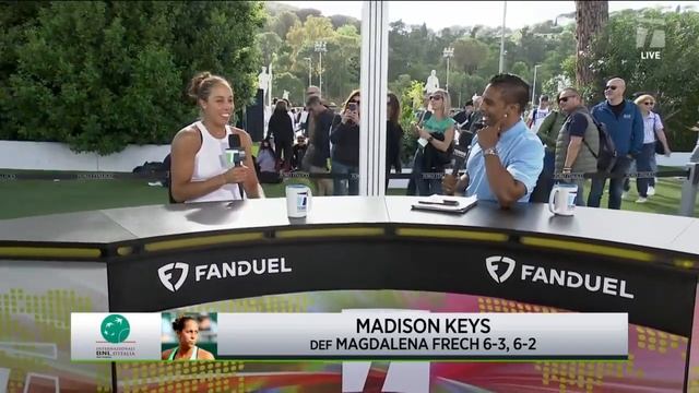 Madison Keys Feeling Healthy Again after Recent Injury | 2023 Rome Second Round Interview смотреть онлайн