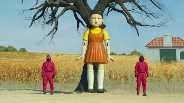 Roblox - игра в кальмаро! побегаем?