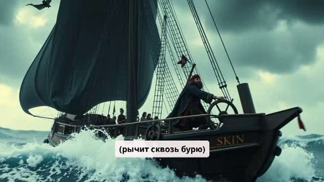 пираты в шторм
