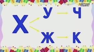 Семейка буквы Х  это буквы Х У Ч Ж К #Детскаяпланета #ТатьянаБокова