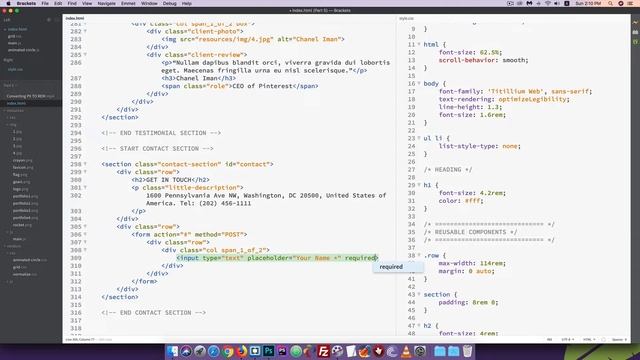 PSD TO HTML [#16] Building Contact Section (HTML Markup) смотреть онлайн