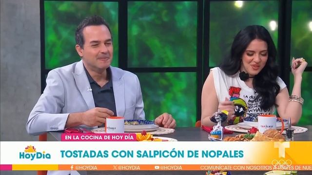Tostadas de nopales con hongos, un fácil y saludable platillo vegano | Hoy Día | Telemundo смотреть онлайн