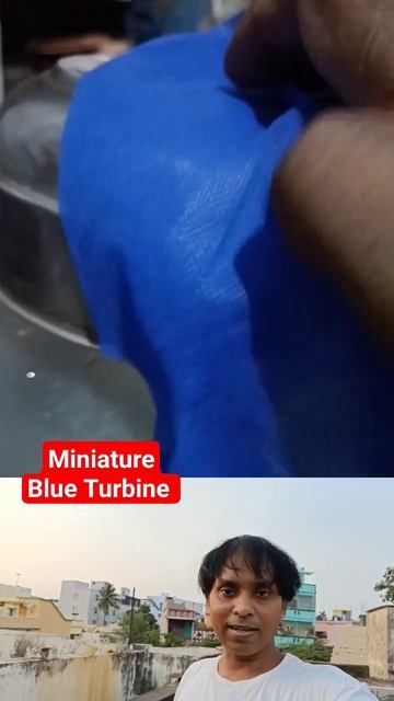 Miniature Blue Turbine | 💙 🥣 | Blue covered bowl based turbine movement | #shorts #viral смотреть онлайн