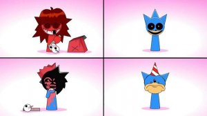 Персонажи спрунки - Спрунки OC Мруна и Вайрум - СОНИК и ГФ Перезахват  -Фаза 2 VS Фаза 3 VS Фаза 4 #