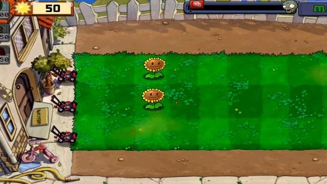 Играю в зомби против растений 1 часть смотреть онлайн