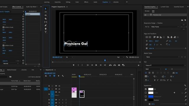 New in Adobe Premiere Pro CC! Essential Graphics Panel Updates Tutorial смотреть онлайн