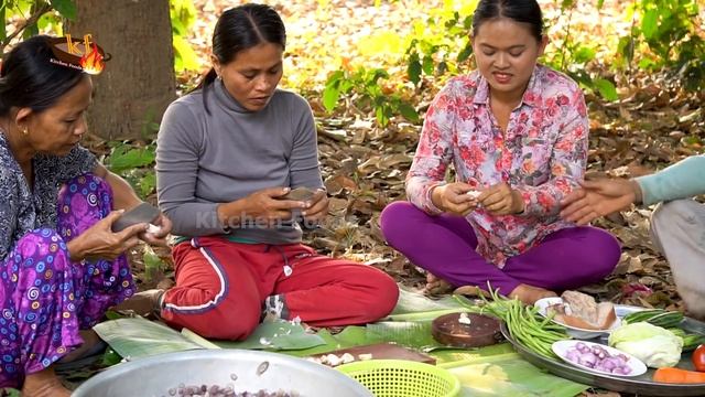 Yummy Mixed Clear Raw Water Lily With Weaver Ant Recipe- Cooking with Natural Vegetables 100% смотреть онлайн