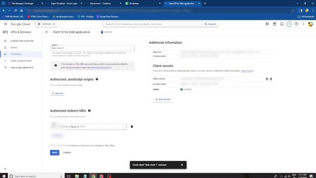 error 400: redirect_uri_mismatch How To Fix 2024 | Google Login Error कैसे ठीक करे 101% Solve 💯 смотреть онлайн