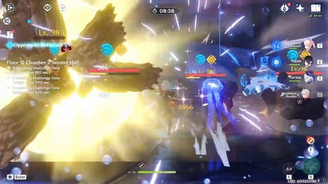 c0 dogwater build navia DESTROYS 4.3 abyss one hour before reset 😱😱😱 (genshin impact) (2x speed) смотреть онлайн