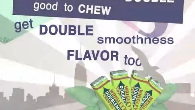 Double Mint Gum Retro Commercial смотреть онлайн