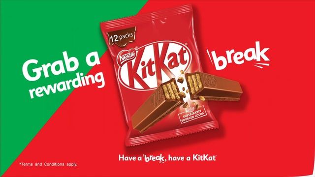Grab, Tear & Snap into a Rewarding Break with KitKat. смотреть онлайн