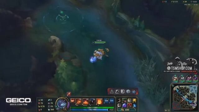 LCS INHOUSES - TSM BB Ornn смотреть онлайн