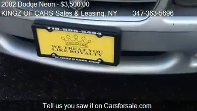 2002 Dodge Neon SXT for sale in Staten Island, NY 10301 at смотреть онлайн