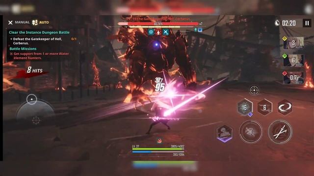 Jin Woo VS Cerberus | Solo Leveling:ARISE Gameplay #youtube #sololeveling #yt #trending #shortsvide