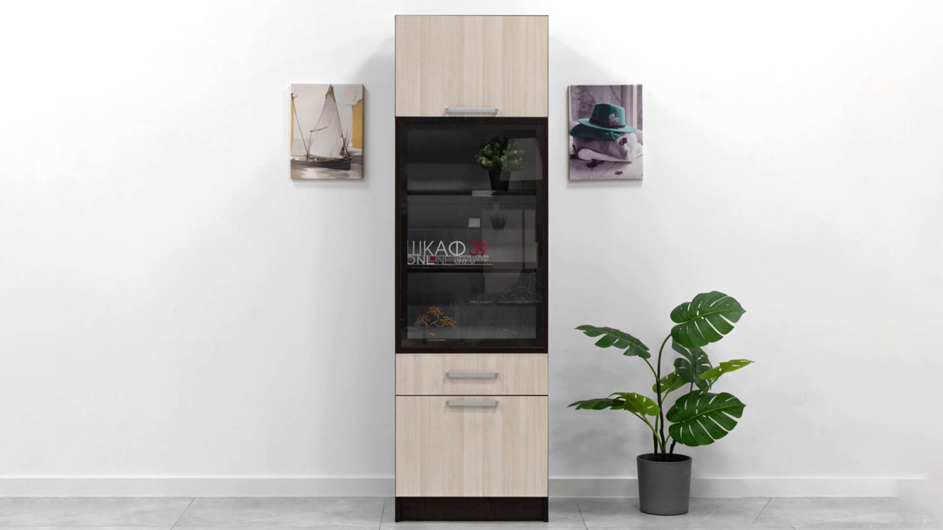 Фиеста Шкаф для посуды венге/сосна лоредо смотреть онлайн