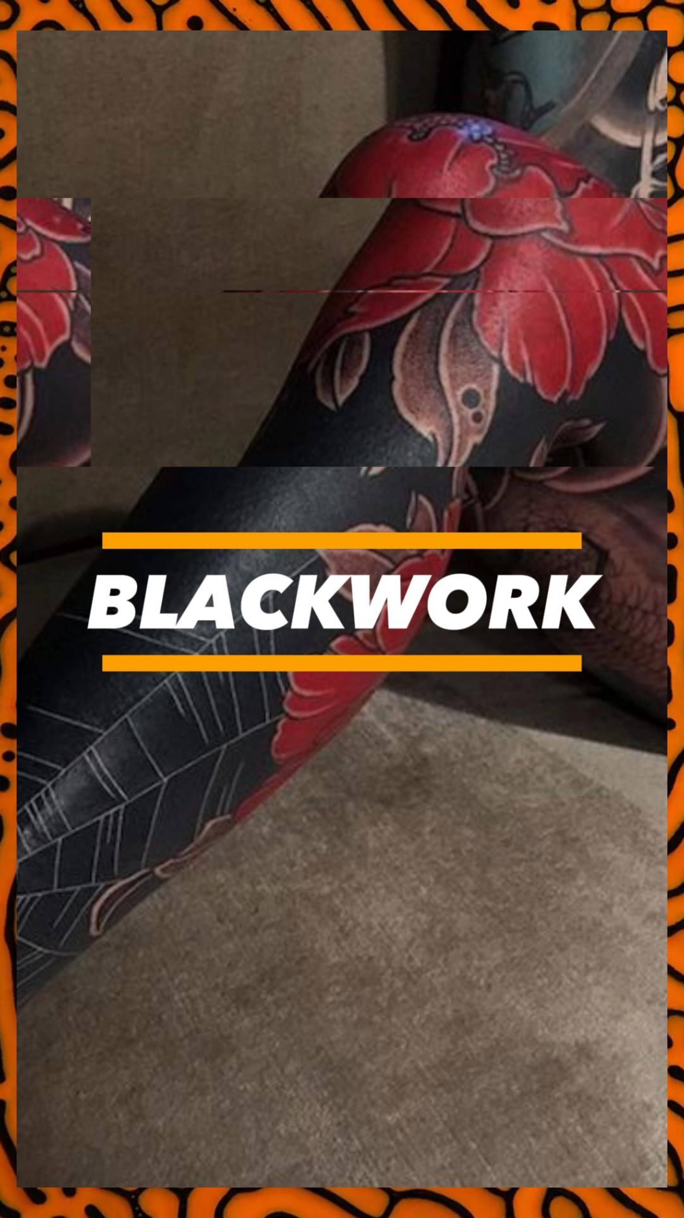 Blackwork – Черная магия татуировки