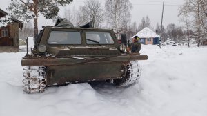 Запуск И Движение По Снегу ГТСМ 34037 -17c