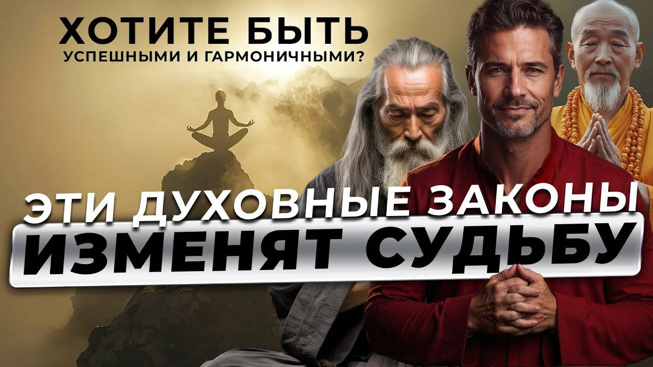 ЭТО ВАЖНО ЗНАТЬ КАЖДОМУ! 7 духовных законов, которые изменят твою судьбу смотреть онлайн