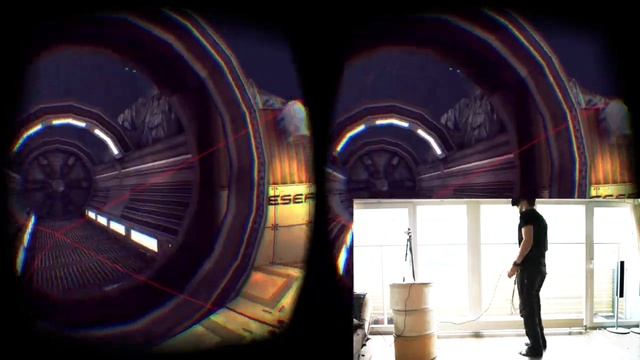 EVILMECH RUNNER gameplay with Oculus Rift DK2 смотреть онлайн