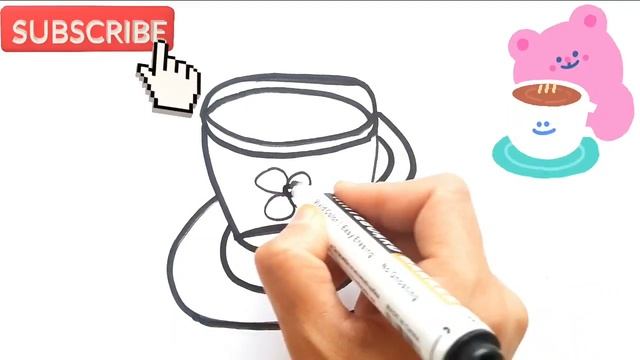 draw a picture of a cup | тостағанның суретін салу | dessiner une image d'une tasse | нарисуй чашку смотреть онлайн