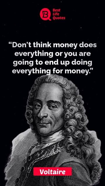 Don't think money does everything | Voltaire Quotes | whatsapp status | #shorts #quotes смотреть онлайн