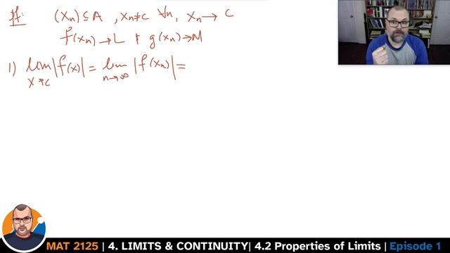 MAT2125 - 4.2 - Properties of Limits | Part 1 (07:32) смотреть онлайн