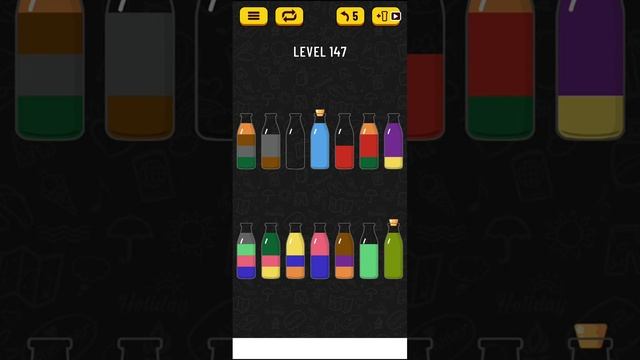 Soda Sort Puzzle - level 147 смотреть онлайн