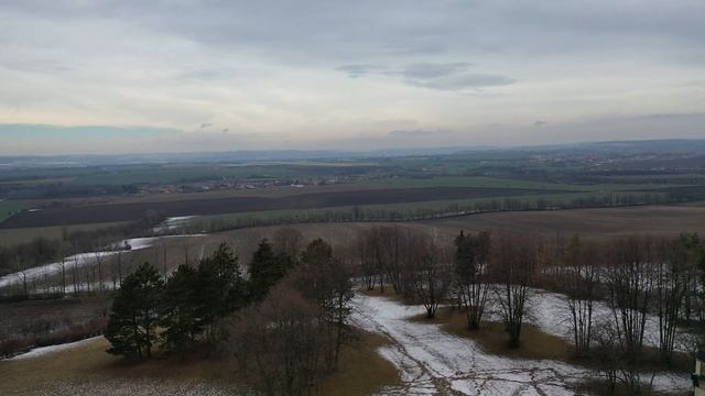 Чехия Ауштерлиц Курган Мира. панорама смотреть онлайн