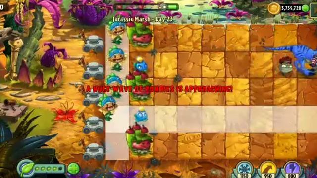 юрское болото день 23. Pvz 2 смотреть онлайн