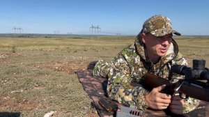 ОХОТА НА СУРКА! ПОЛУОБОЛОЧКА 223REM - 261 МЕТР!