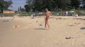 Speedo Boy, Beach Flash Mob
