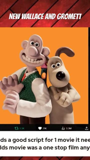 Next Wallace and Gromet movie will feature Robotic Nomes. #wallaceandgromit #stopmotion #animation смотреть онлайн
