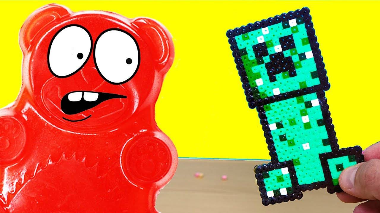 ЖЕЛЕЙНЫЙ МЕДВЕДЬ ВАЛЕРА И МАЙНКРАФТ КРИПЕР смотреть онлайн